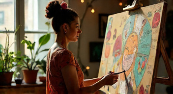 Der kreative Prozess: Einblicke in die Kunst von Frida Kahlo (2/10)